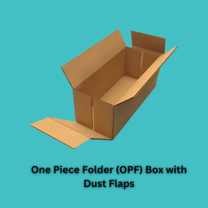 One Piece Folder (OPF) Box With Dust Flaps