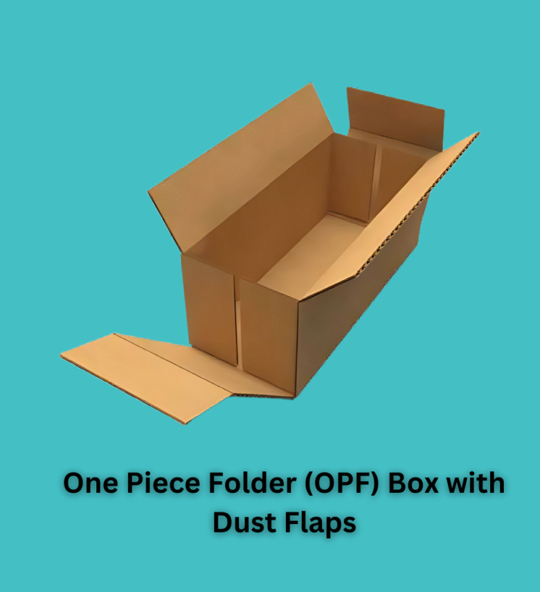 One Piece Folder (OPF) Box With Dust Flaps